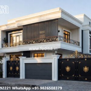 Elegant Gate Design Inspiration For Villas Minimalist Gate Design No-346