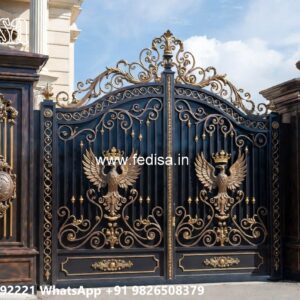 Elegant Gate Design For Entrance Single Iron Gate Design No-387