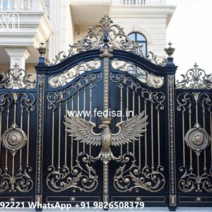 Gate Design Ideas For Village Homes Front Steel Gate Design No-428
