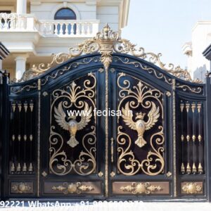 Strong And Stylish Gate Designs For Homes Sliding Gate Lock Design No-430