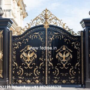 Stylish Metal Gate Designs For Homes Outer Gate Design No-447