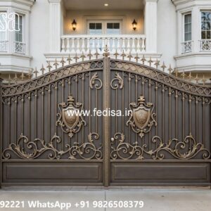 Remote Control Gate Design Inspiration Boundary Wall Grill No-468