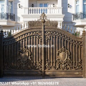 Safe Gate Design For Home Entrance Cement Gate Design No-503
