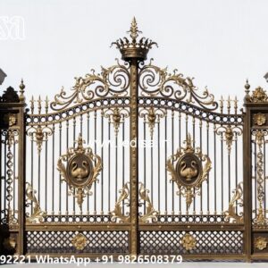 Unique Front Gate Designs Steel Gate Handle Design No-523