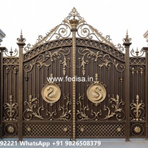 Entry Gate Ideas For Villas Cnc Main Gate Design No-566