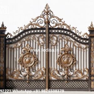 Creative Entrance Gate Ideas Curved Gate Design No-569