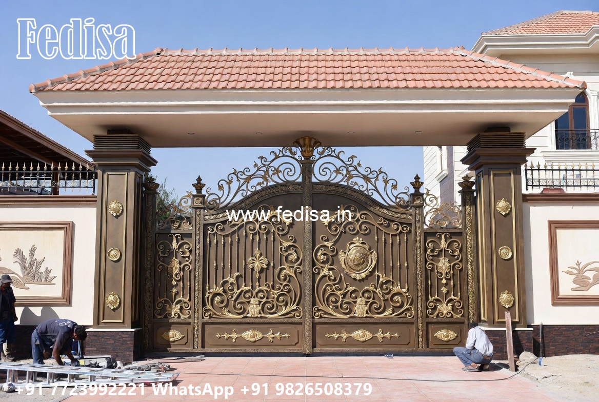Best Gate Designs For Homes Main Gate Design Iron Pipe No-588