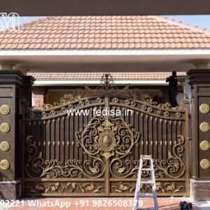 Modern Gate Design Trends Bungalow Main Gate Design No-593