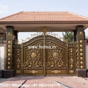 Modern Sliding Gate Design Inspiration Boundary Gate Roof Design No-627