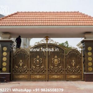Simple Gate Design Ideas With Style Aluminum Sheet Gate Design No-639