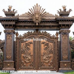 Stylish Front Gate Design Inspiration Loha Pipe Gate Design No-662