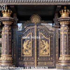 Best Front Gate Design Ideas Main Iron Gate Handle Design No-665