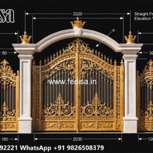 Modern Gate Design Inspiration Collection Steel Jali Gate Design No-682