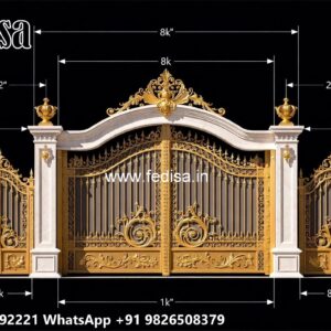 Unique Gate Design Ideas For Houses Wooden Gate Color No-699