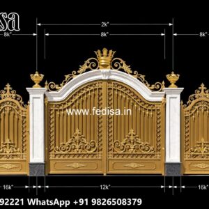 Elegant Gate Design Collection Boundary Wall Steel Grill Design No-723