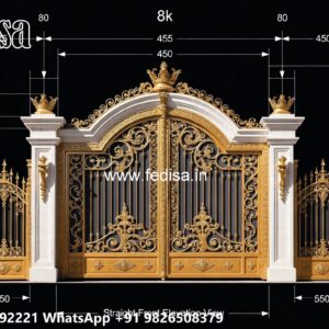 Modern Gate Design Ideas For Entrance Loha Gate Color No-732