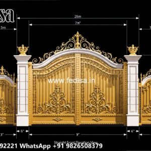 Unique Gate Design Ideas For Entryway Flat Main Gate Design Catalog No-733