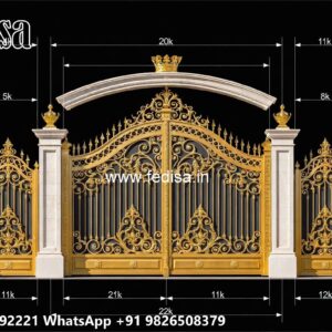 Elegant Gate Design Inspiration For Homes Steel Ke Men Gate No-744