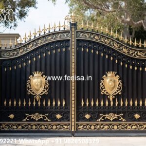Stylish Front Gate Design Ideas One Side Gate Design No-795