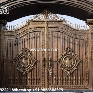 Classic Gate Design Ideas For Homes Lohe Ka Main Gate Design No-815