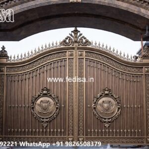 Beautiful House Gate Design Collection Steel Sheet Gate Design No-839