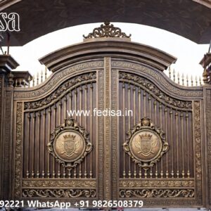 Luxury Wooden Gate Designs For Villas Panel Gate Design No-850
