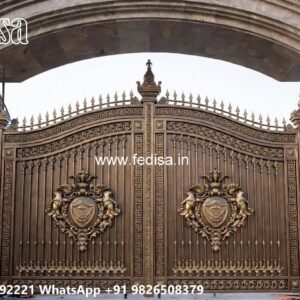 Simple Wooden Gate Designs For Small Homes Steel Ka Gate Design No-851