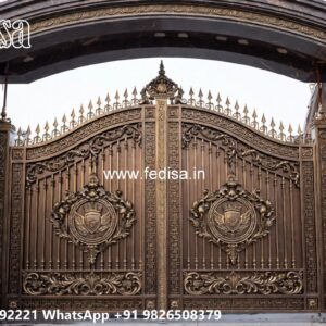 Strong Iron Gate Design Ideas Laser Cutting Iron Gate No-855