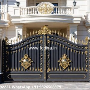 Modern Entry Gate Ideas Front Wall Grill Design No-943