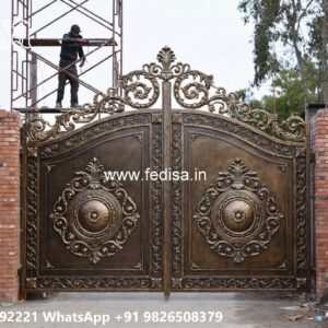 Amazing Entry Gate Designs Mandir Steel Gate Design No-969