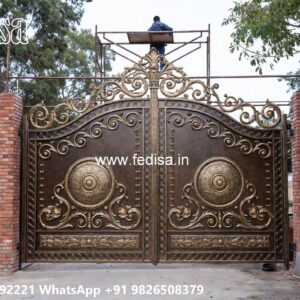 Gate Design Ideas For 2 Floor Houses Steel Maharaja Gate No-977