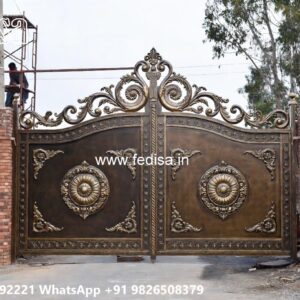 Entry Gate Ideas For Villas Iron Jali Gate Design No-978