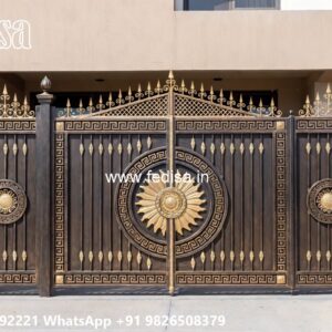 Amazing Gate Design Trends Double Door Grill Gate Design No-1008