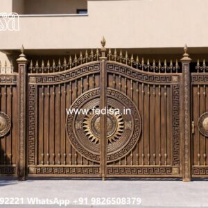 Strong And Stylish Gate Design Ideas Main Wooden Gate Design No-1040