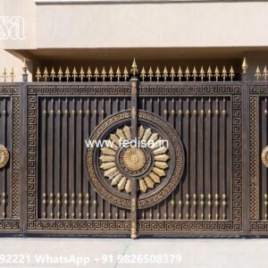 Unique Gate Design Ideas For Villas Steel Small Gate Design No-1092