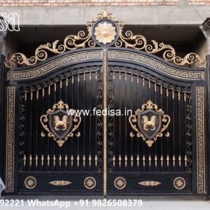 Stylish Gate Design Ideas For Homes Main Gate Upper Shade Design No-1115