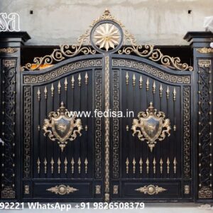Elegant Gate Design Inspiration For Villas Building Front Gate Design No-1170