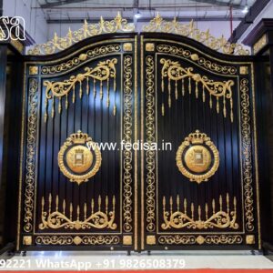 Simple And Elegant Gate Design Collection Front Wall And Gate Design No-1202