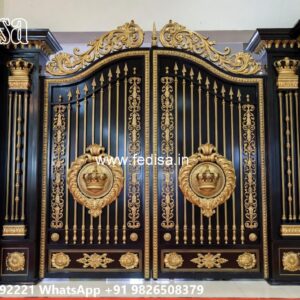 Best Gate Design Ideas For Modern Houses Black And White Gate Design No-1217