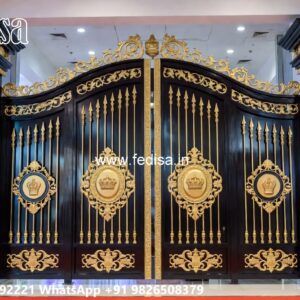 Luxury Gate Design Ideas For Villas Steel Grill Gate Design For Main Door No-1244