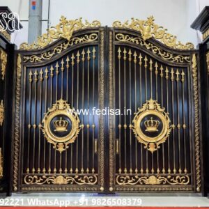 Wooden Main Gate Design For Modern Houses Steel Gate Arch Design No-1260
