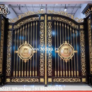 Handmade Wooden Gate Design Ideas Gate And Compound Wall Design No-1261