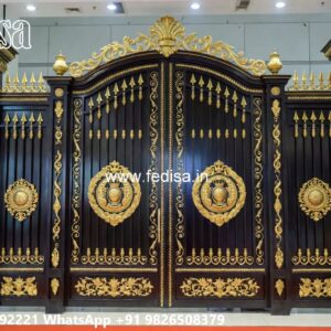 Modern Iron Gate Design Trends Two Door Gate Design No-1269