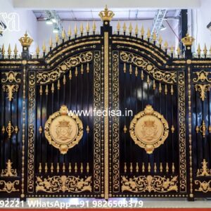 Space Saving Sliding Gate Designs Lohe Ka Gate Ka Color No-1293