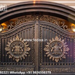 Stylish Outdoor Entry Gate Designs Rajwadi Main Gate Design No-1303