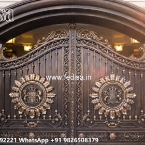 Cheap And Stylish Gate Designs Iron And Steel Gate Design No-1321