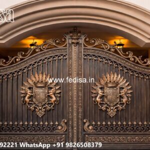 Stylish Entrance Gate Designs Single Gate Grill Design No-1337