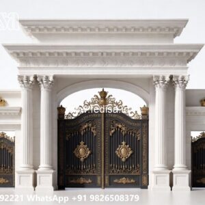 Creative Home Gate Designs Design Of Boundary Wall With Gate No-1372