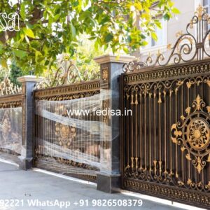 Entry Gate Ideas For Villas Wooden Garden Gate Designs No-1390