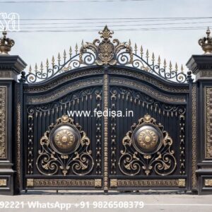 Modern Steel Gate Inspiration 3 Door Gate Design No-1391
